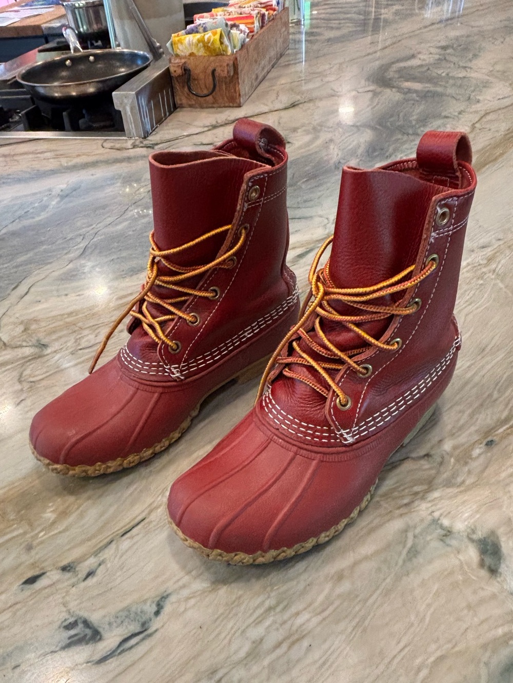 Limited-Edition L.L.Bean "Small Batch" 8" Bean Boots, size 6M